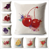 Watercolor Fruit Pillow Cases