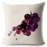 Watercolor Fruit Pillow Cases