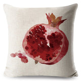 Watercolor Fruit Pillow Cases