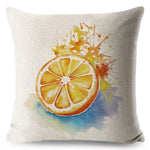 Watercolor Fruit Pillow Cases