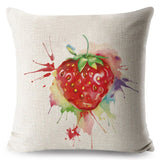 Watercolor Fruit Pillow Cases