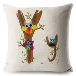 A-Z Cartoon Letter Pillow Cases